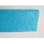 Blue Holographic Iridescent Chunky Glitter Leather 