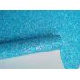 Blue Holographic Iridescent Chunky Glitter Leather 