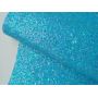 Blue Holographic Iridescent Chunky Glitter Leather 