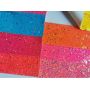 Bright Colors Ultra Chunky Glitter Leather Fabric