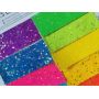 Bright Colors Ultra Chunky Glitter Leather Fabric