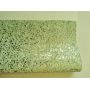 Green And Gold Chunky Glitter Leather Sheets