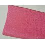 Pink Crystal Ultra Chunky Glitter Leather Felt Backed