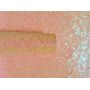 Baby Pink Chunky Glitter Leather Fabric With Felt Backing