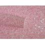 Pink Chunky Glitter Leather Fabric Mini Roll And Sheet Available