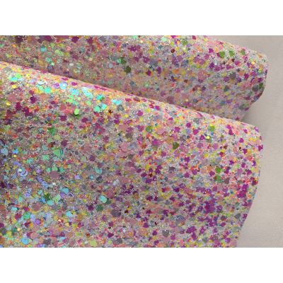 Chunky glitter,Chunky glitter fabric,Glitter for craft,Glitter leather fabric,Glitter leather for bows,Glitter leather for hair bows,glitter fabric