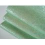 Mini Roll Green Iridescent Chunky Glitter Leather Felt Backing Crafts