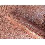 Pink Chunky Glitter Leather With Gold Sequin 