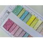 High Quality Iridescent Chunky Glitter Faux Leather Fabric