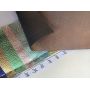 Metallic Litchi Pattern Faux Leather With Felt Back