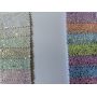 Bright Colors Chunky Glitter Leather With Twill Fabric Backing