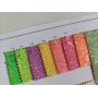 Neon Color Premium Chunky Glitter Leather