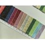 Star Sequin Glitter Leather Fabric With Felt Backing