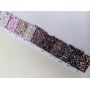 Colorful Sequin Ultra Chunky Glitter Leather Fabric