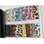 Soft Leopard Pattern Faux Leather Felt Backing