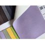 Felt Backing Solid Color Faux Leather Vinyl For Crafts