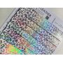 Iridescent Animal Print Synthetic Leather For DIY Craft  