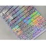 Iridescent Animal Print Synthetic Leather For DIY Craft  