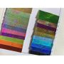 Iridescent Rainbow Holographic Glitter PU Leather Fabric