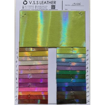 Synthetic leather,faux leather,Holographic iridescent leather,Holographic leather,PU leather