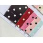 Glossy Surface Polka Dot Print PU Leather 