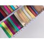 Metallic Solid Color Faux Leather Felt Backing