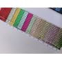 Metallic Weave Faux Leather Material DIY Crafts Accessories