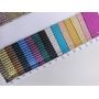 Metallic Weave Faux Leather Material DIY Crafts Accessories