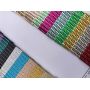 Metallic Weave Faux Leather Material DIY Crafts Accessories