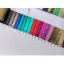 Wholesale Holographic Cross Grain Metallic PU Leather 