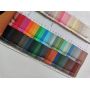 Litchi Grain PU Faux Leather With Soft Felt Back