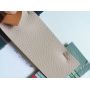 Solid Color Lychee Texture Faux Leather Felt Backing