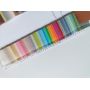Solid Color Lychee Texture Faux Leather Felt Backing