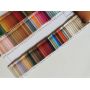 Multi‑Color Litchi Grain Synthetic Leather Sheet Felt Back