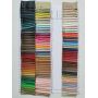 Multi‑Color Litchi Grain Synthetic Leather Sheet Felt Back